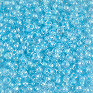 Miyuki rocailles kralen 8/0 - Aqua lined crystal ab 8-278